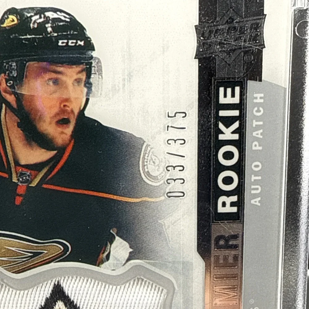 2015-16 UD Premier Hockey Stefan Noesen RC Rookie Awesome Auto Patch /375